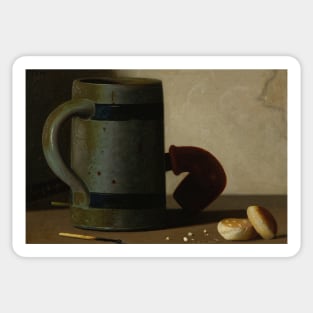 Stein And Biscuits by John Frederick Peto Sticker